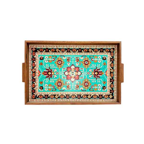 Wooden Rectangular Tray Large Serving