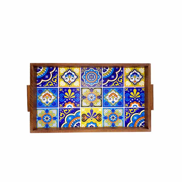 Wooden Rectangular Tray Medium Serving
