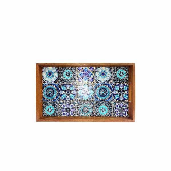 Wooden Rectangular Royal Tray Medium Serving