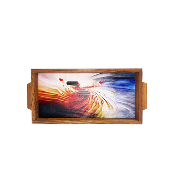 Wooden Rectangular Tray Small Serving