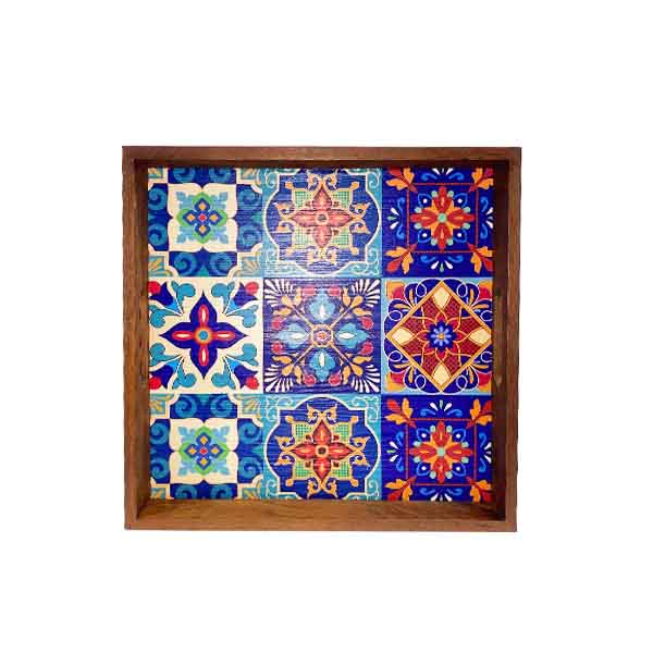 Wooden Square Royal Tray Large Serving
