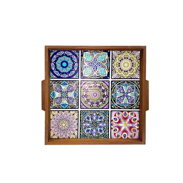 Wooden Square Tray Medium Serving