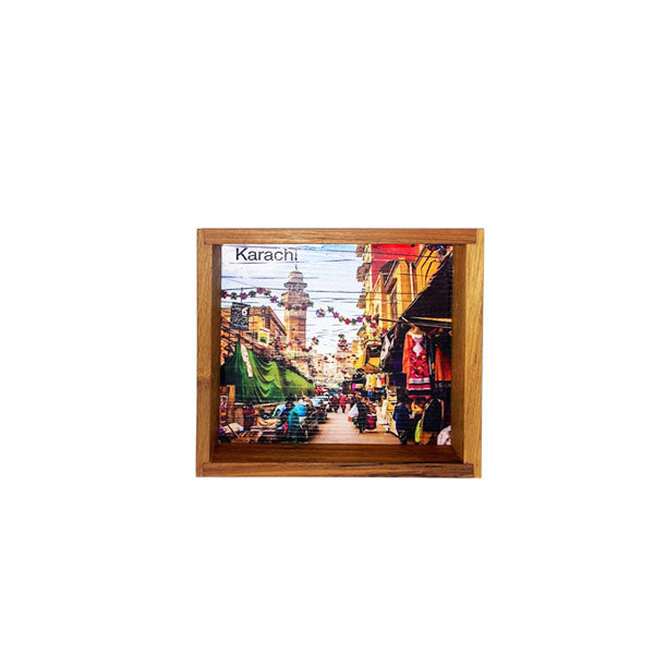 Wooden Square Tray Small Serving