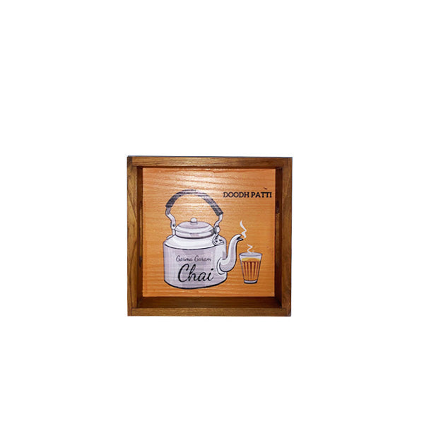 Wooden Square Royal Tray Small Serving