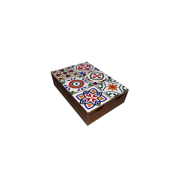 Cutlery Wooden Box 2 Partion