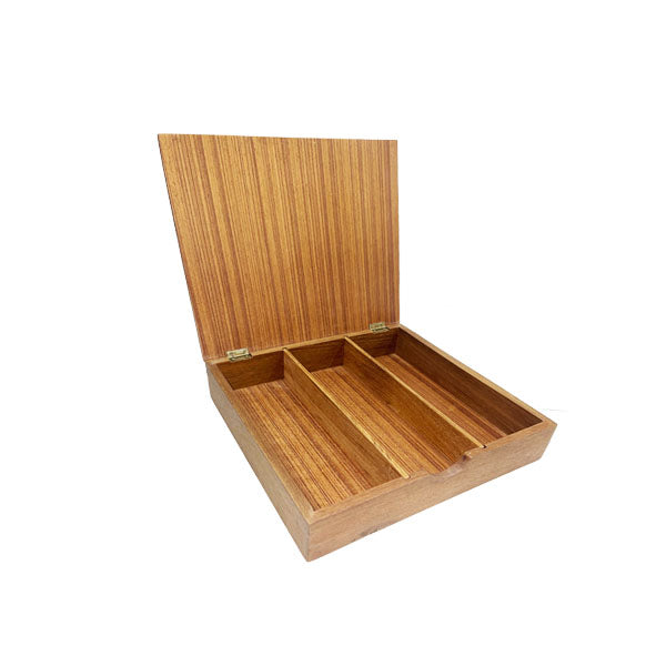 Cutlery Wooden Box 3 Partition