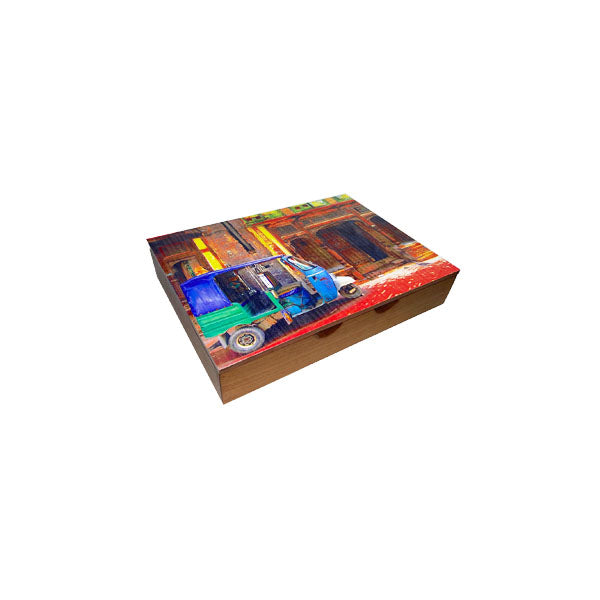 Cutlery Wooden Box 4 Partion