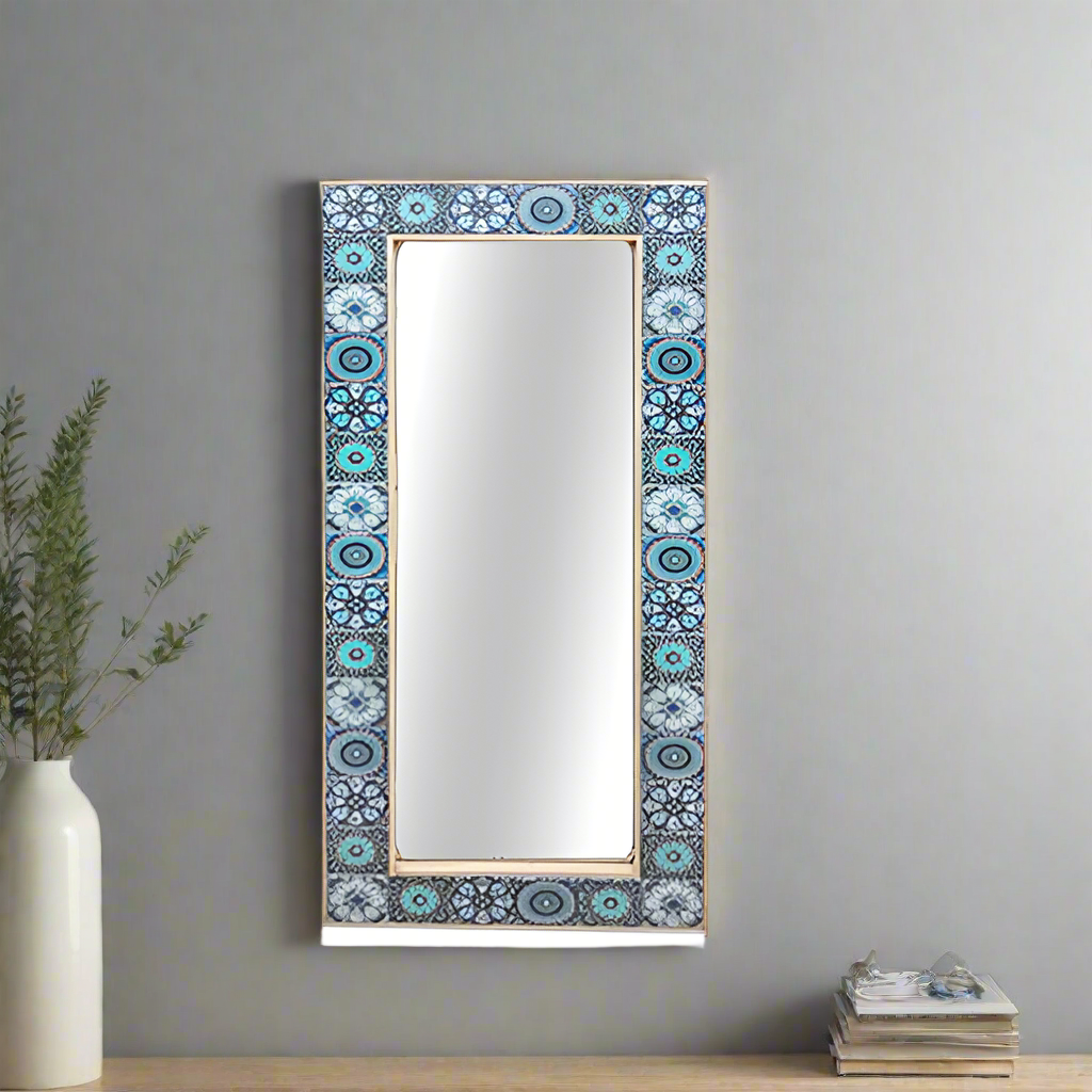 Wooden Traditional Hanging Mirror