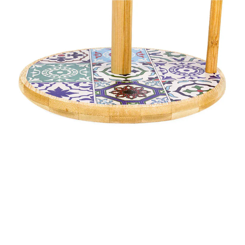 Artistic Wooden Tissue Roll Holder Stand