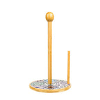 Artistic Wooden Tissue Roll Holder Stand