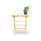 Carpet Design Wooden Serving Stand Table