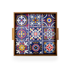 Ceramic Design Art Tray Handle