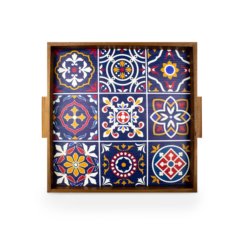 Ceramic Design Art Tray Handle