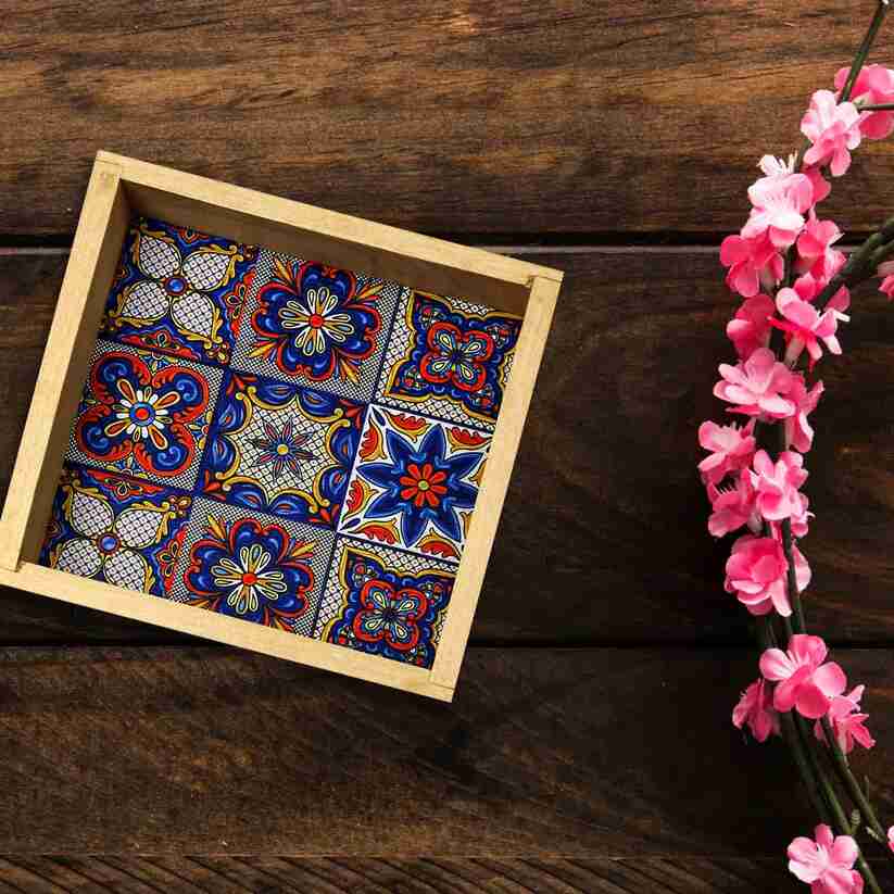 Ceramic Tile Art Tray