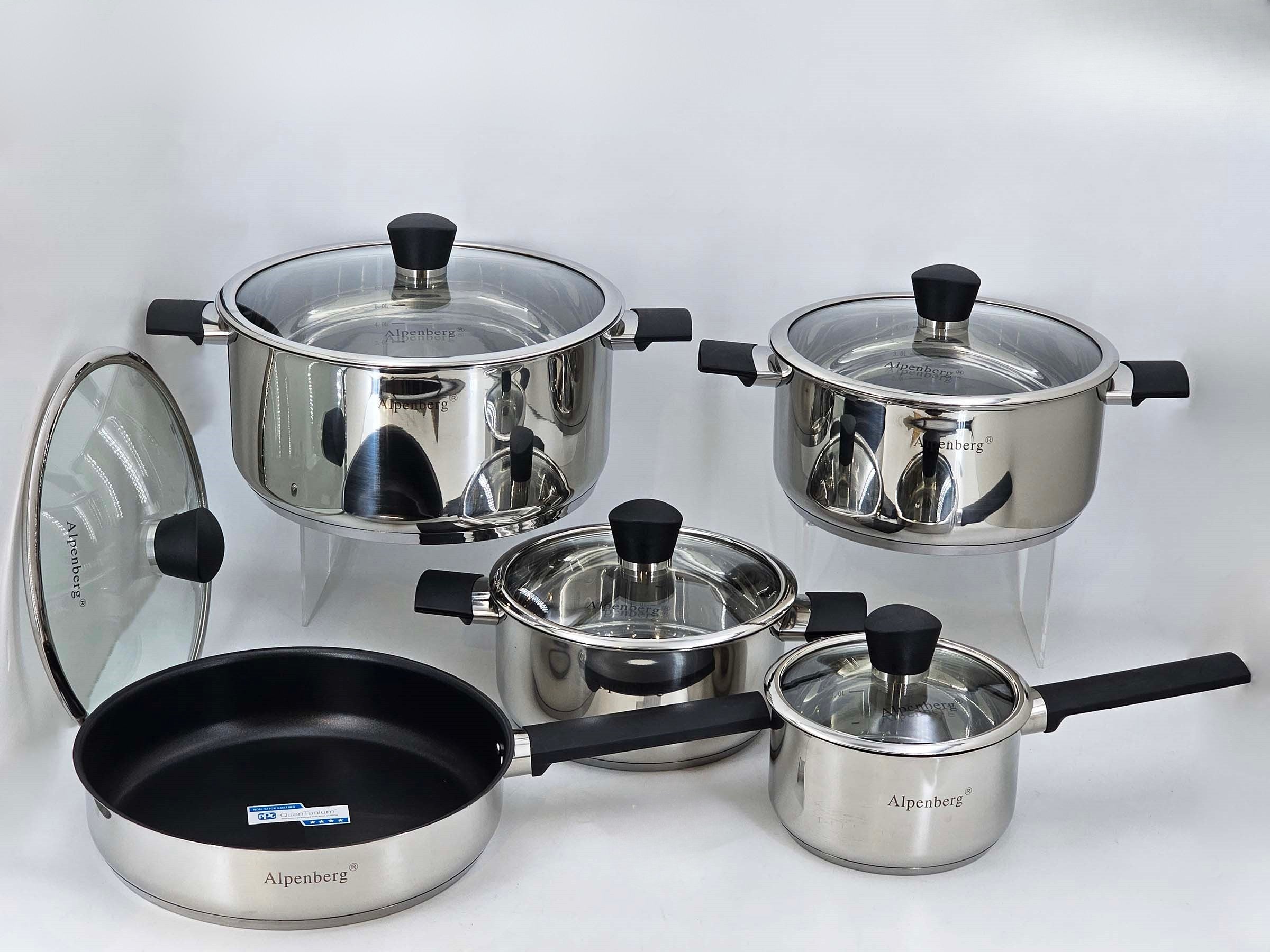 Alpenburg 10pcs Cooking Set Stainless steel