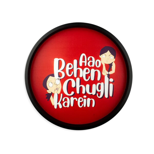 Friends Quotes Funny Design Round Tray
