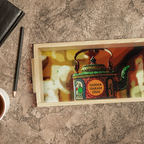 Garam Chai Kettle Art Tray Handle