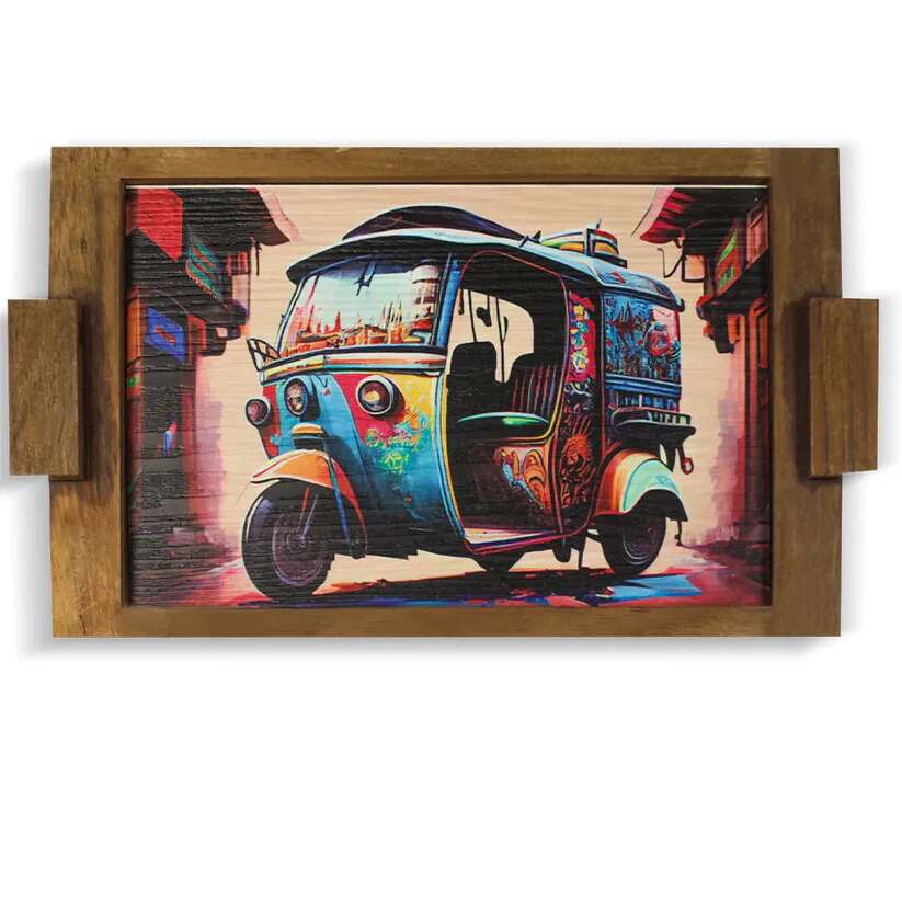 Classic Rickshaw Art Tray