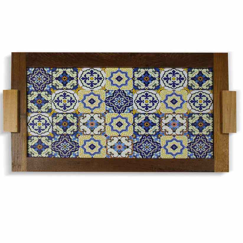 Blue Pottery Art Tray